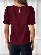 Blusa Femenina Burgundy Grace