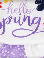 Conjunto Infantil Hello Spring