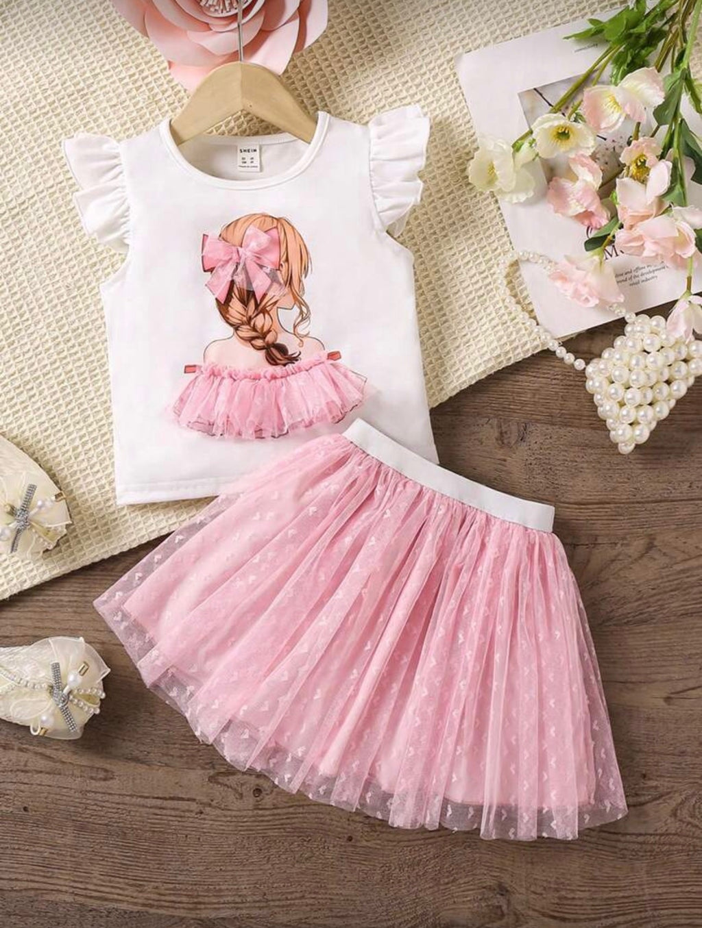 Conjunto Infantil Pink Tulle Dream