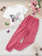Conjunto Infantil Butterfly Bloom