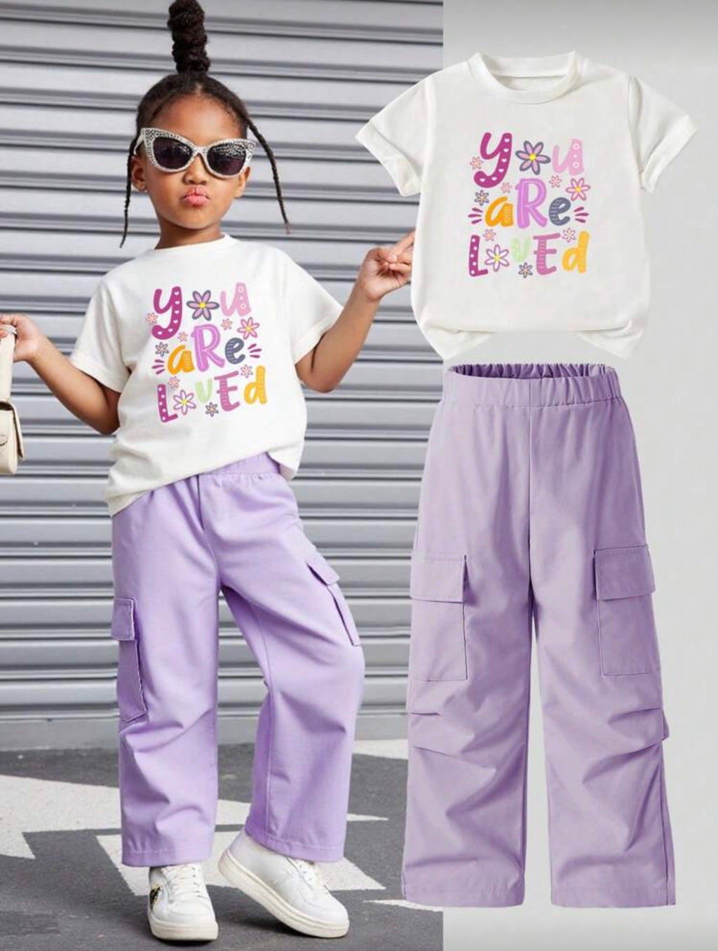 Conjunto Infantil Lilac Vibes