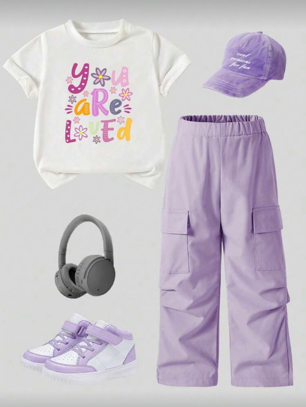 Conjunto Infantil Lilac Vibes