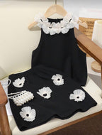 Conjunto Infantil Black Daisy Elegance