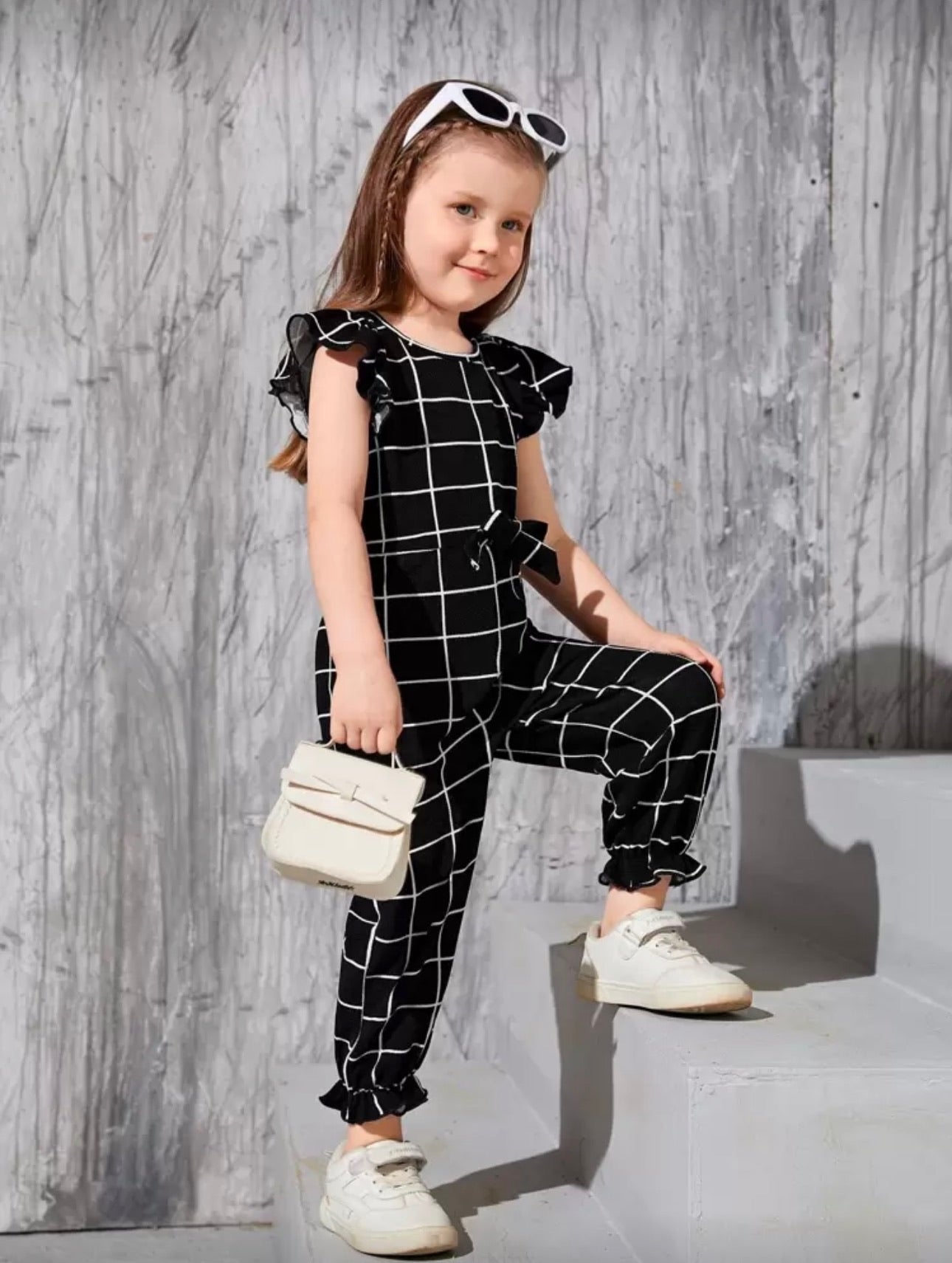 Enterizo Infantil Grid Chic