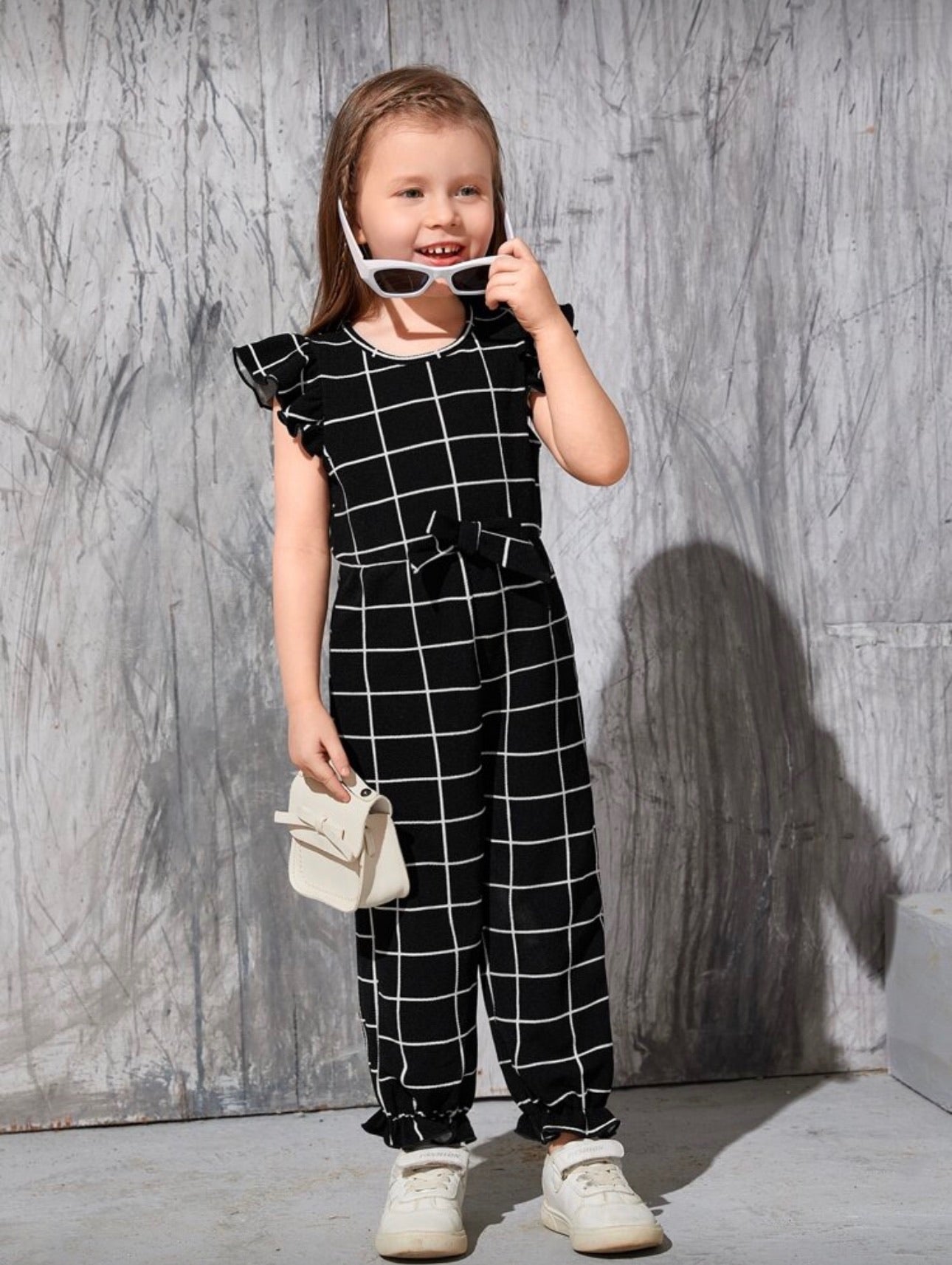 Enterizo Infantil Grid Chic