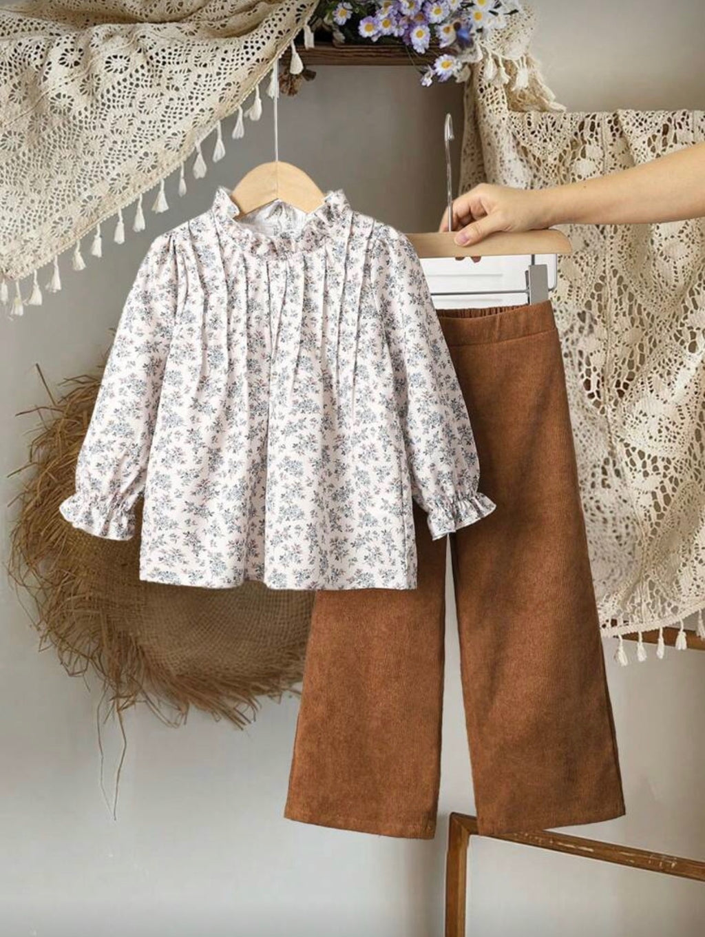 Conjunto Infantil Floral Earth
