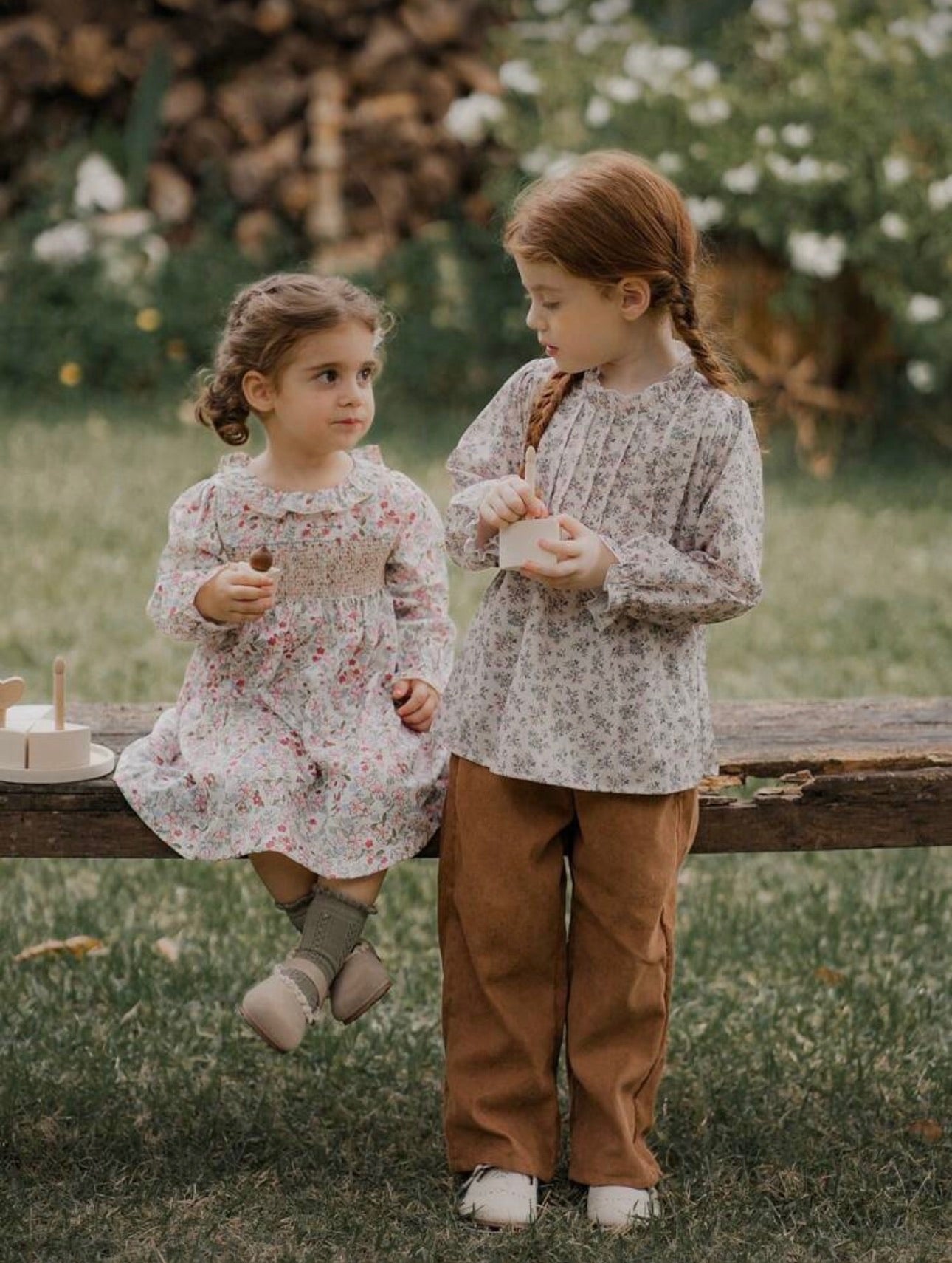 Conjunto Infantil Floral Earth