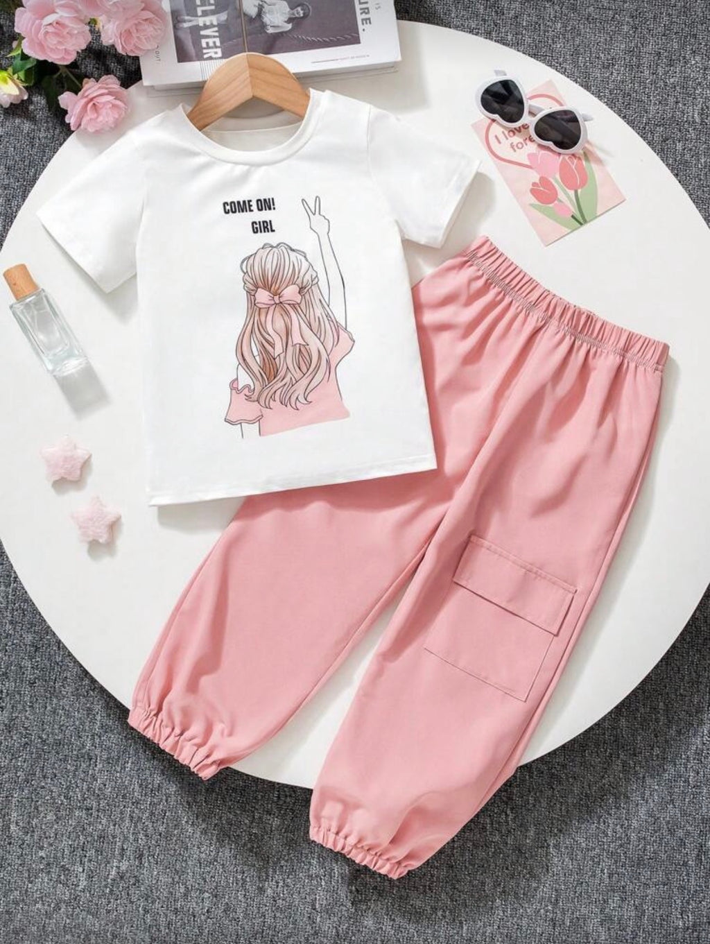 Conjunto Infantil Girl Power Blush