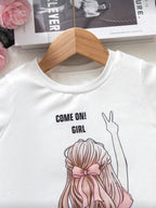 Conjunto Infantil Girl Power Blush