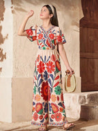 Enterizo Femenino Floral Fiesta