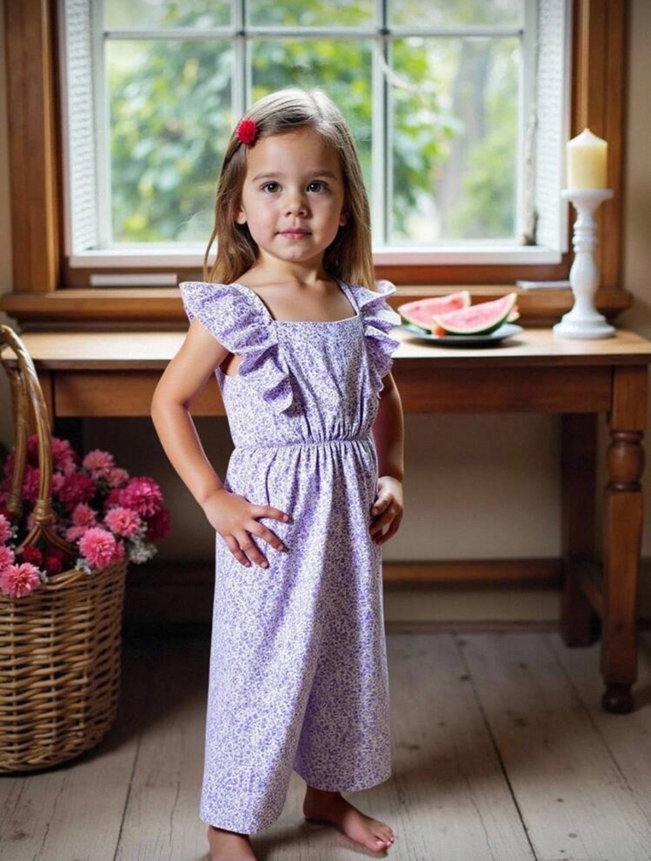 Enterizo Infantil Lavender Meadow