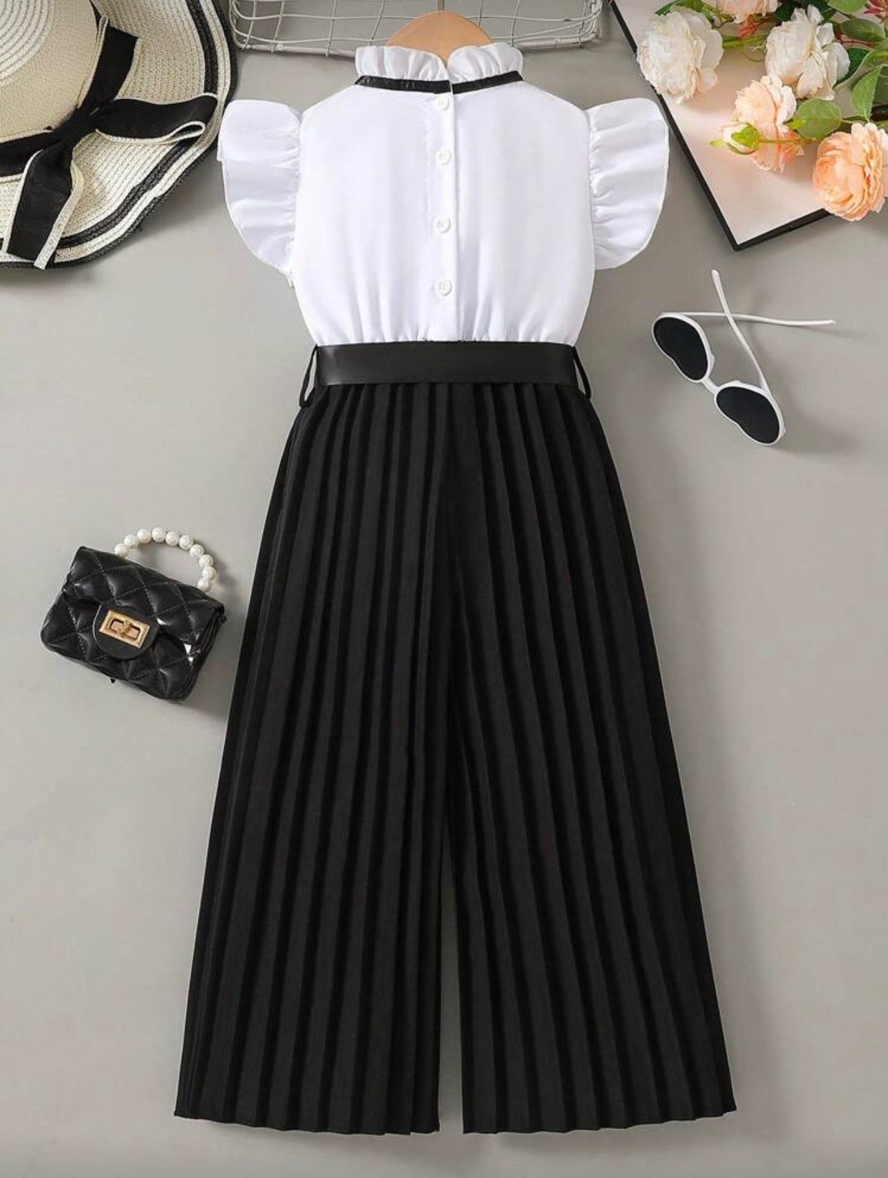 Enterizo Infantil Classic Bow Noir