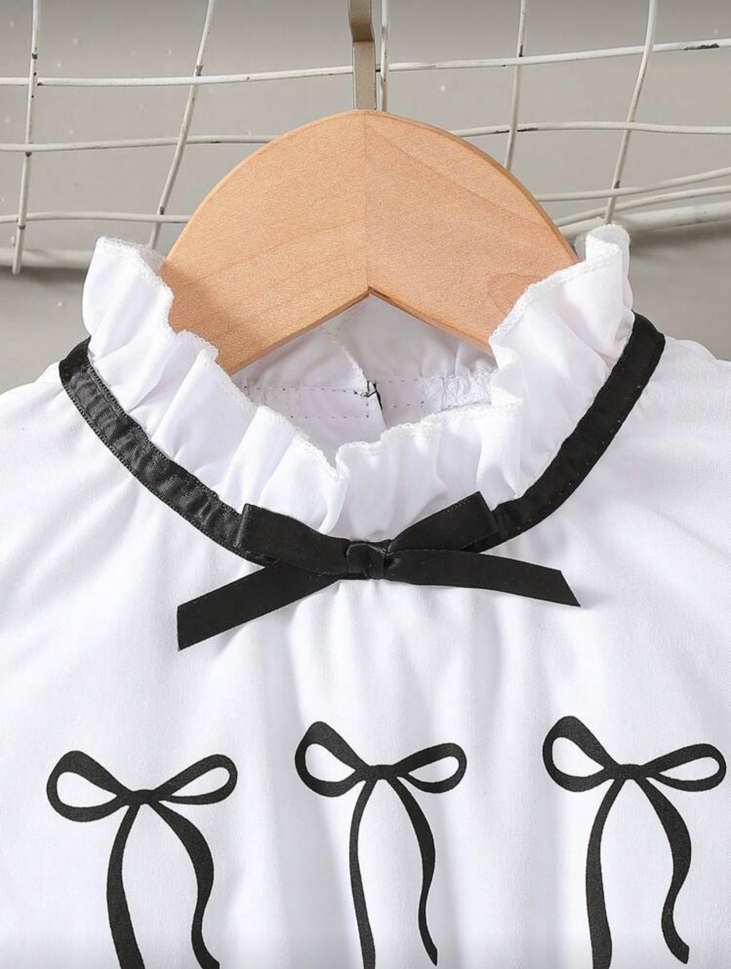 Enterizo Infantil Classic Bow Noir