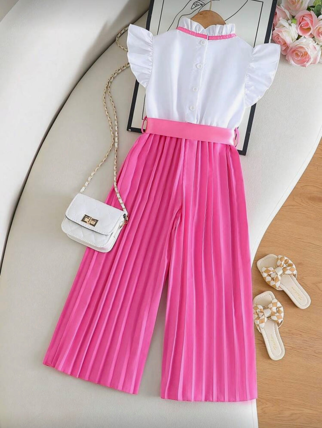 Enterizo Infantil Butterfly Pink Elegance