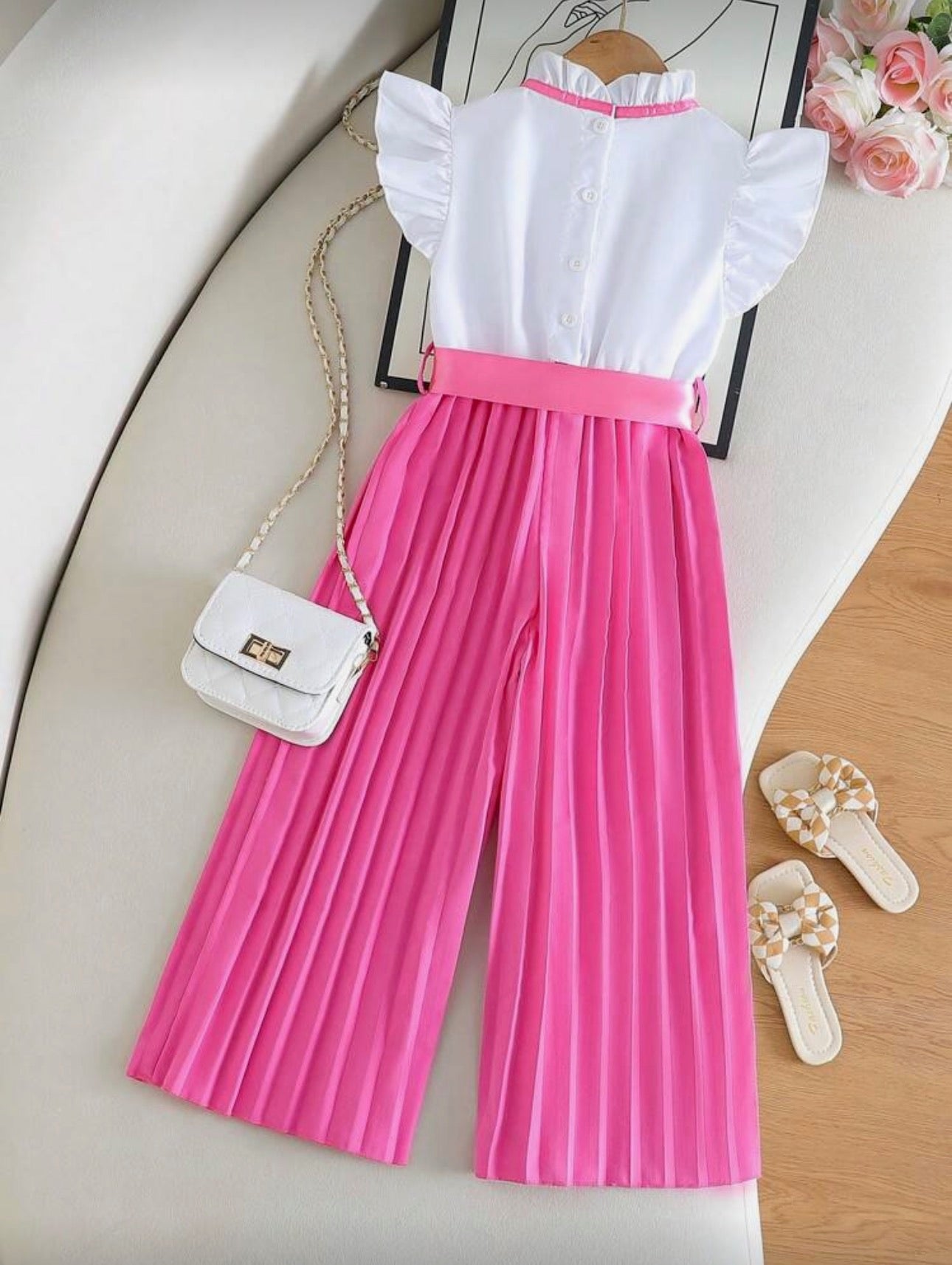 Enterizo Infantil Butterfly Pink Elegance