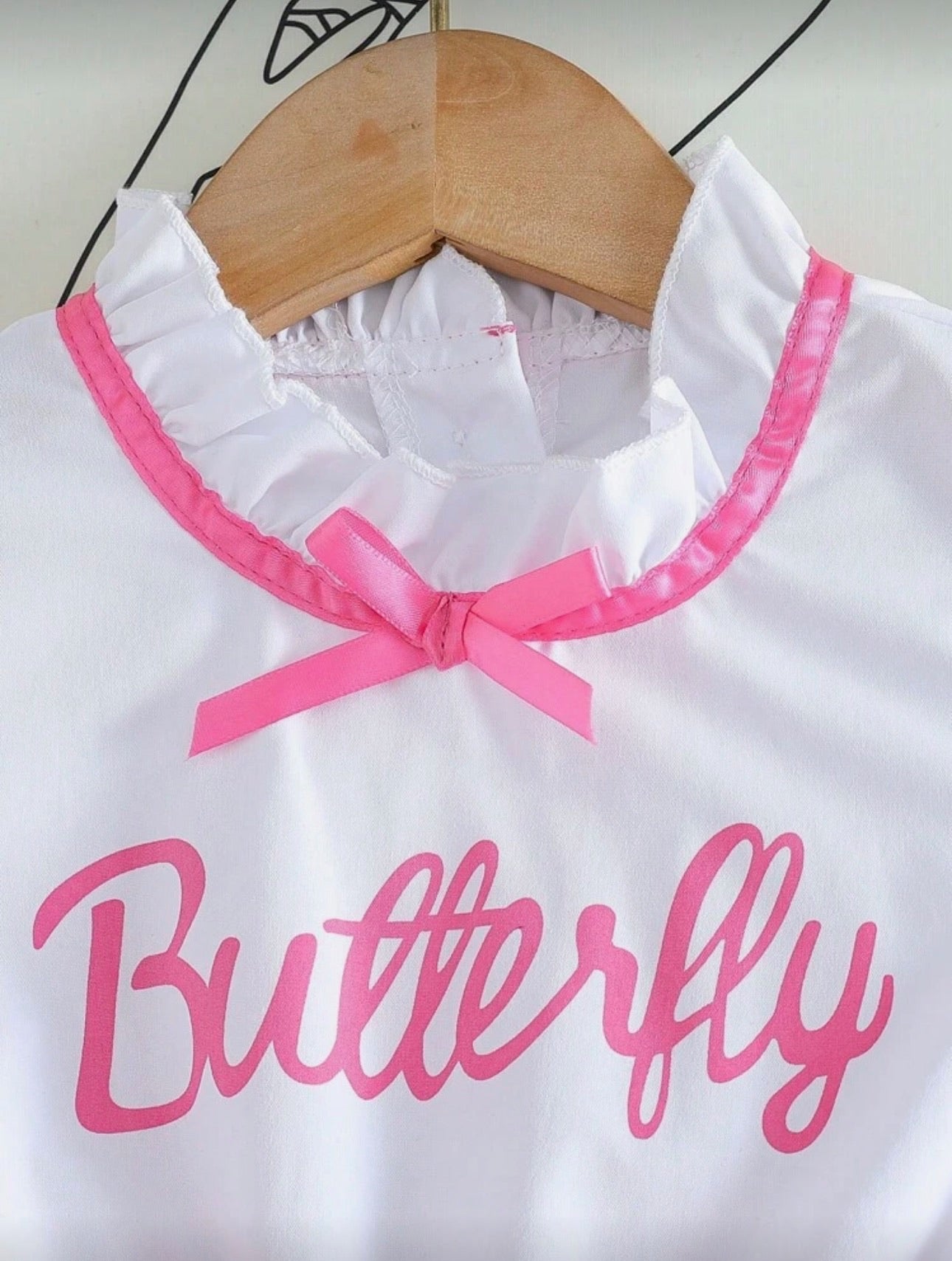 Enterizo Infantil Butterfly Pink Elegance