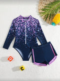 Traje de Baño Infantil Galaxy Splash