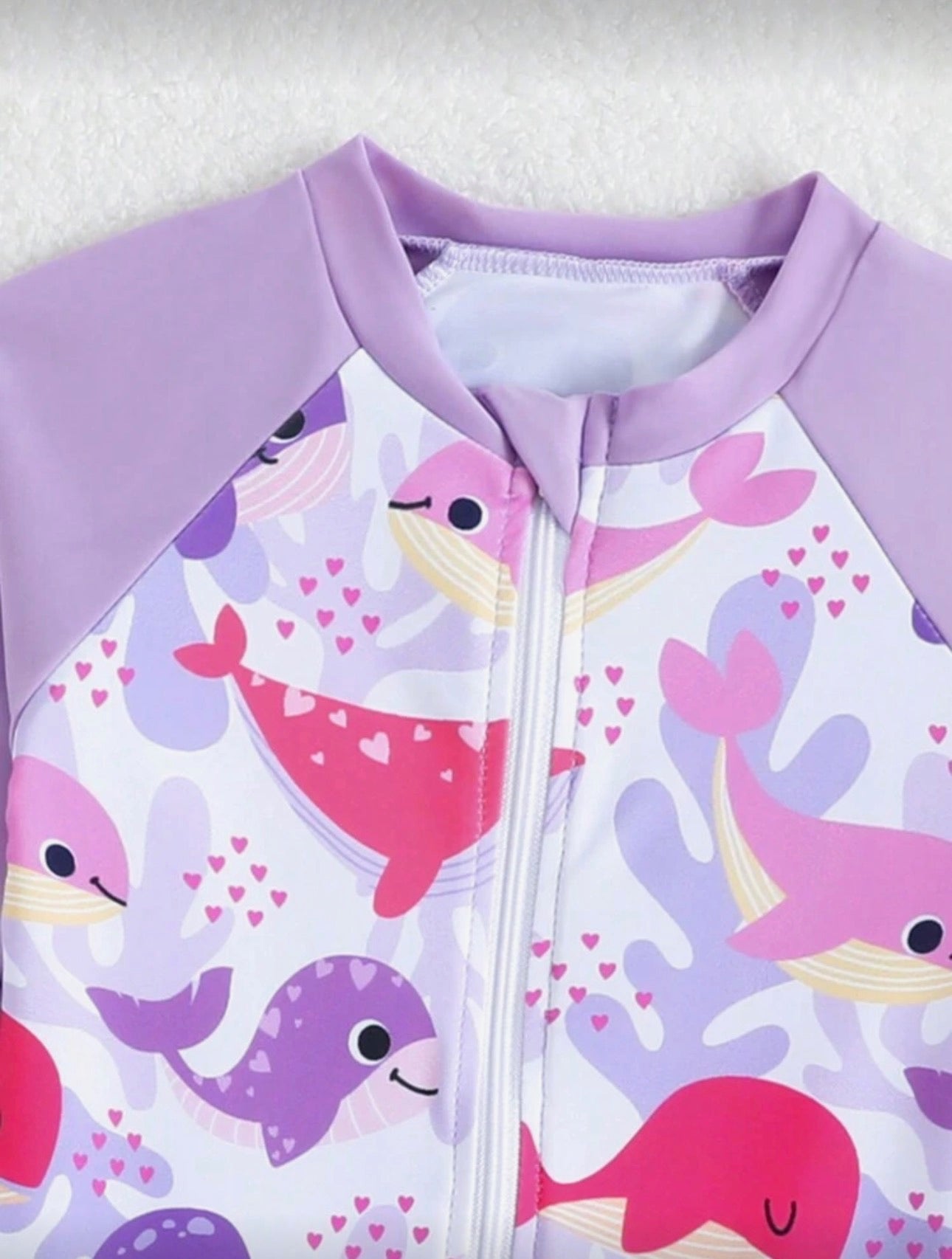 Traje de Baño Infantil Ocean Friends Lilac