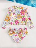 Traje de Baño Infantil Floral Splash