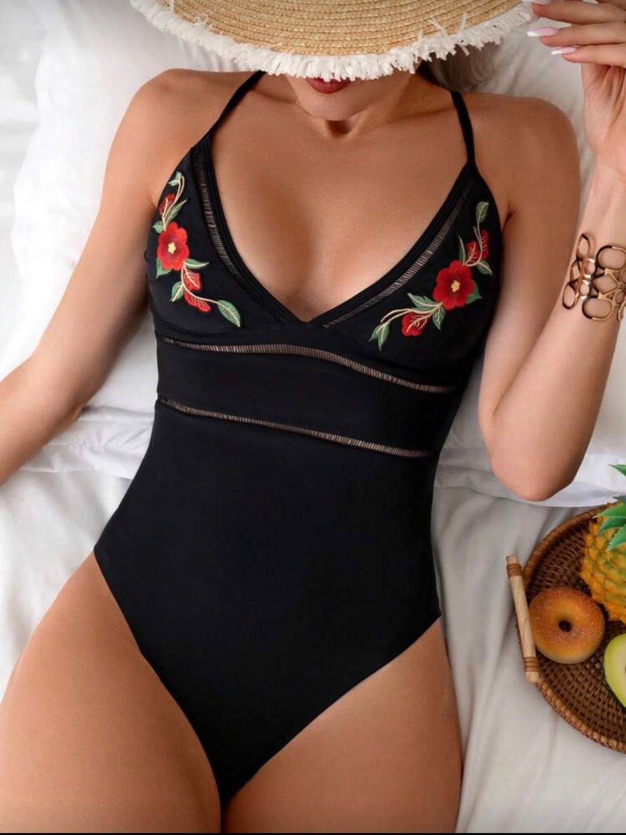 Traje de Baño de Dama Black Rose