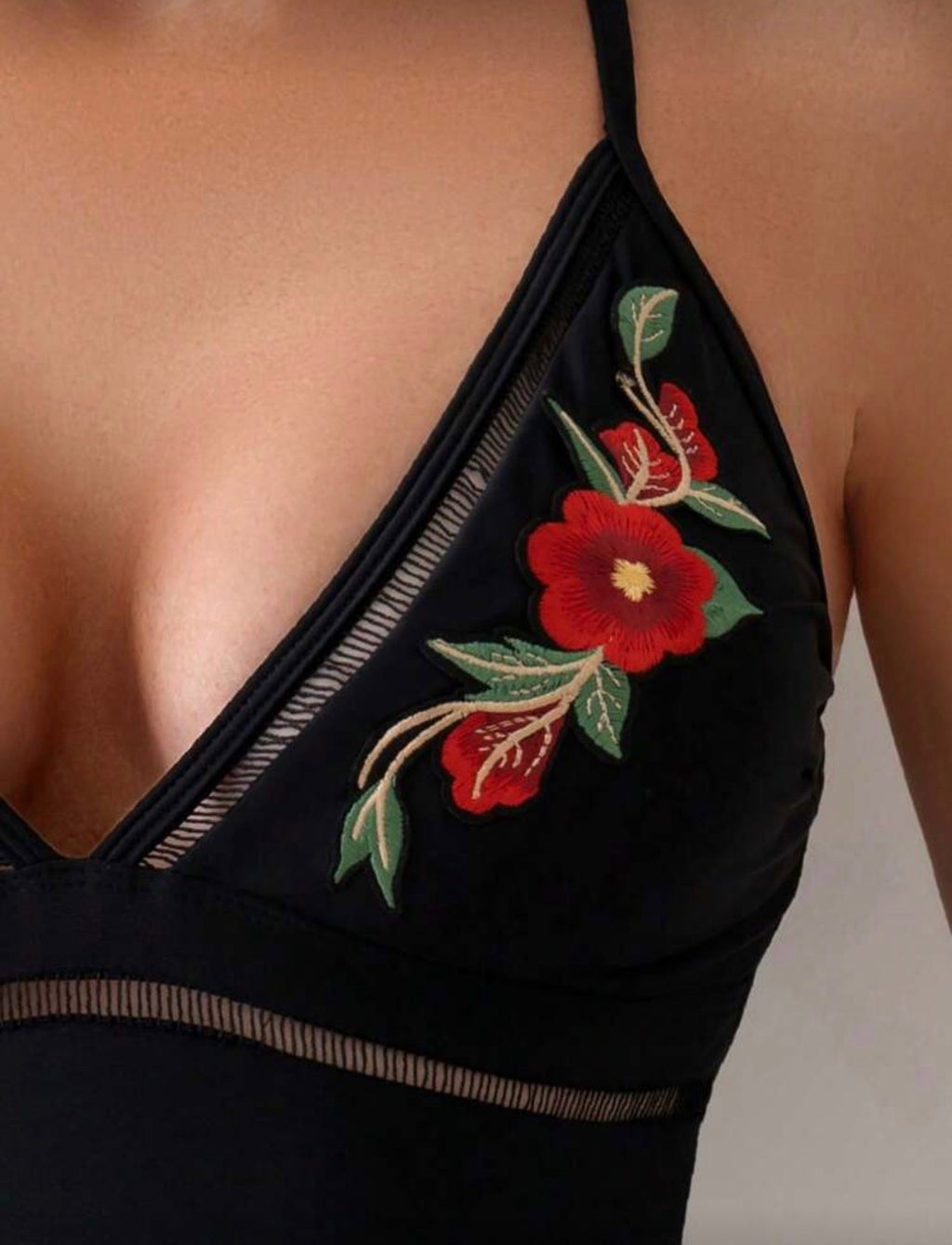Traje de Baño de Dama Black Rose