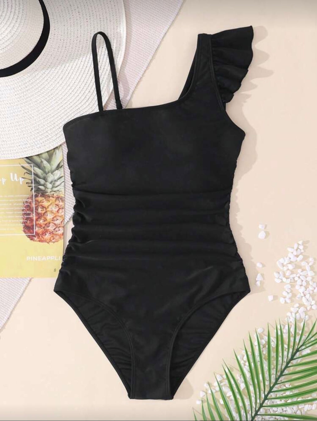 Traje de Baño Infantil Noir Ruffle