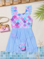 Traje de Baño Infantil Mermaid Splash