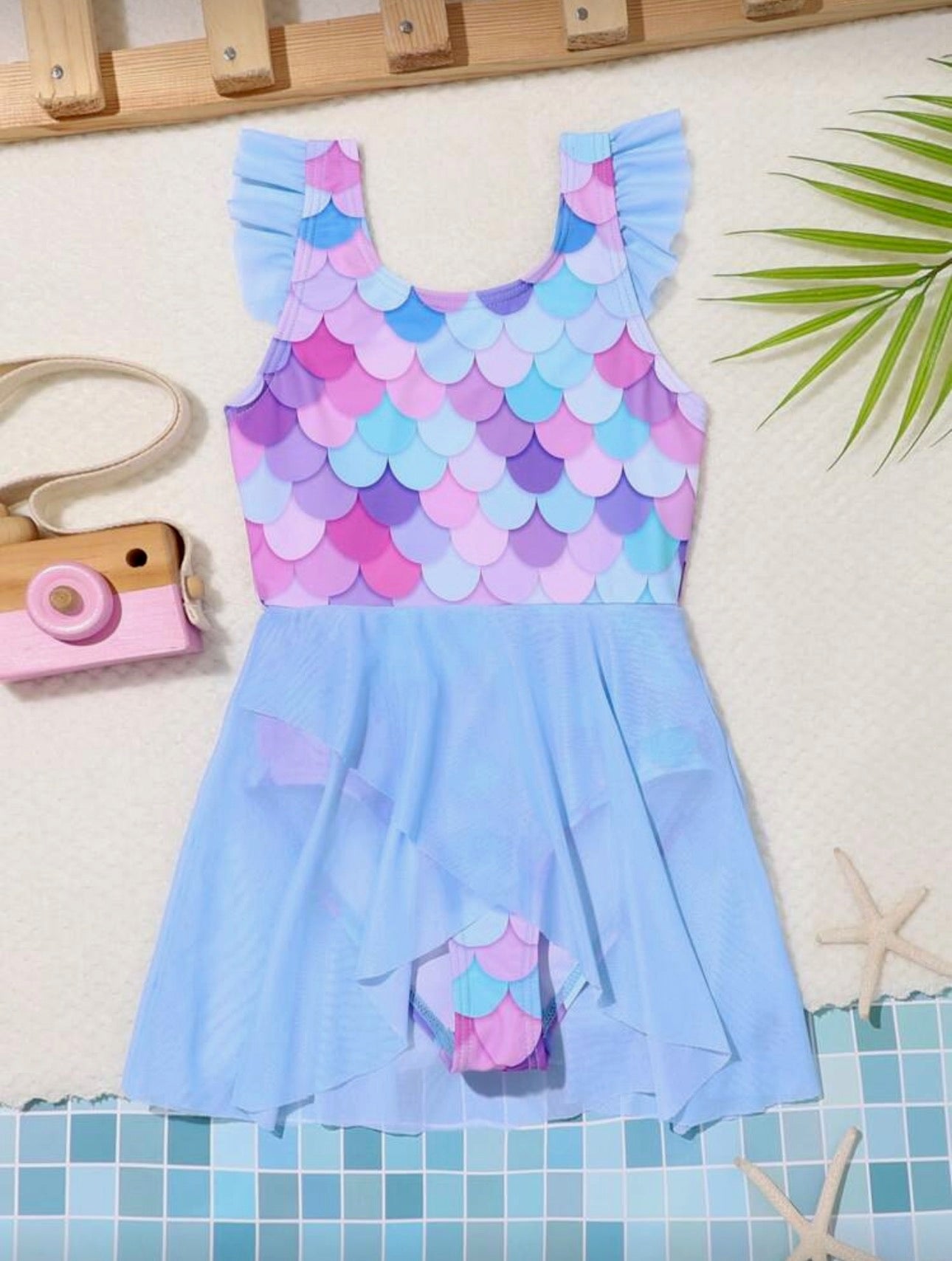 Traje de Baño Infantil Mermaid Splash