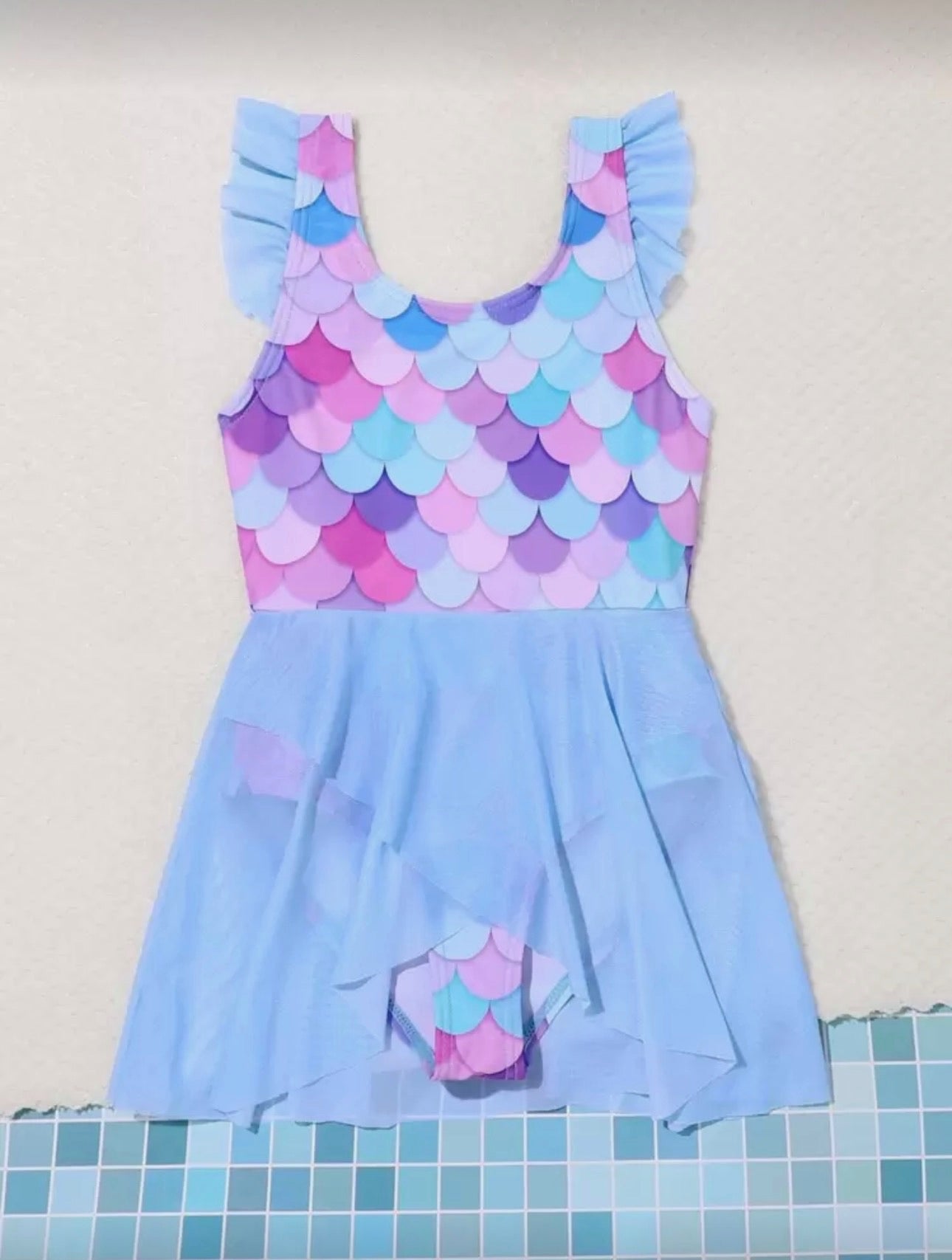 Traje de Baño Infantil Mermaid Splash