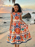 Vestido Infantil Jardín Encantado