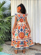 Vestido Infantil Jardín Encantado