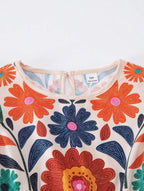 Vestido Infantil Jardín Encantado