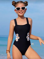 Traje de Baño Infantil Daisy Noir
