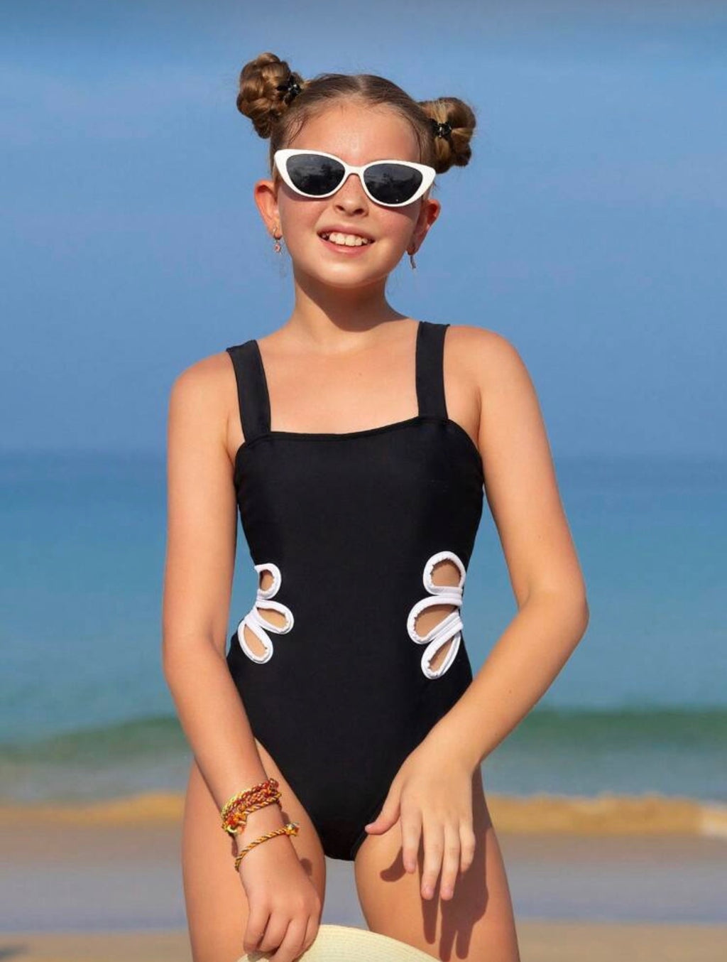 Traje de Baño Infantil Daisy Noir