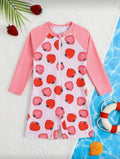 Traje de Baño Infantil Strawberry Splash