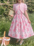 Vestido Infantil Jardín de Ensueño