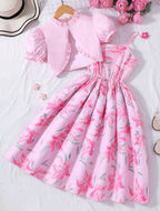 Vestido Infantil Jardín de Ensueño