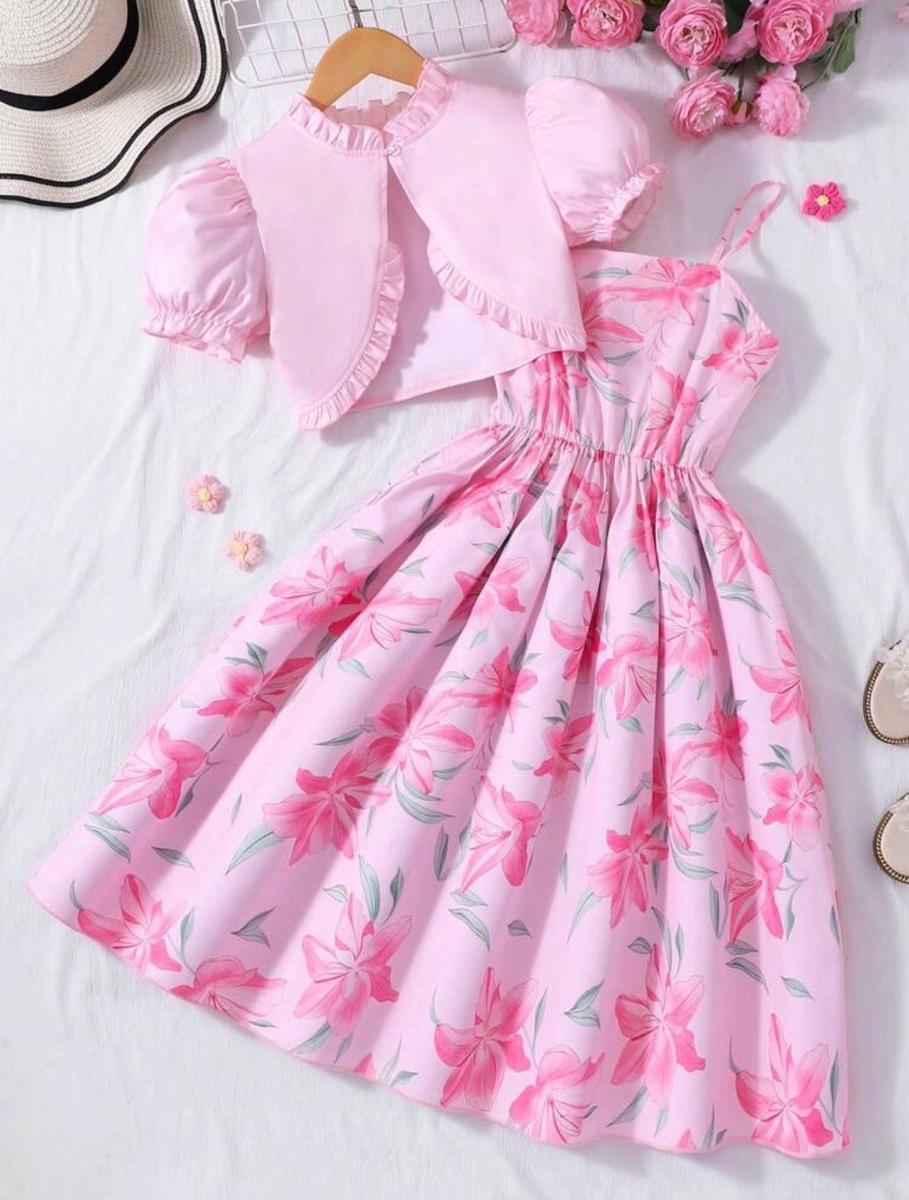 Vestido Infantil Jardín de Ensueño