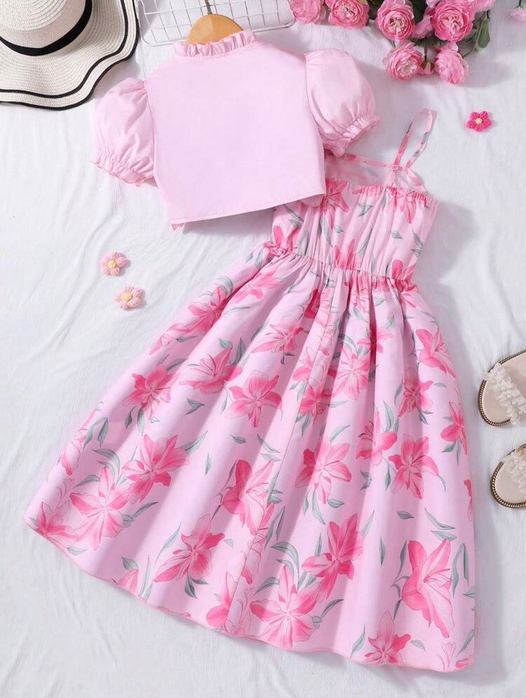 Vestido Infantil Jardín de Ensueño