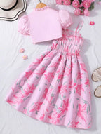 Vestido Infantil Jardín de Ensueño
