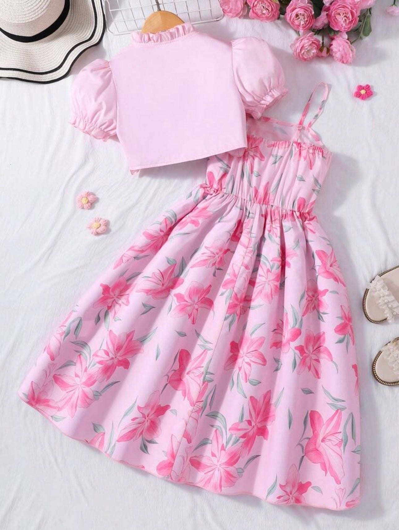 Vestido Infantil Jardín de Ensueño