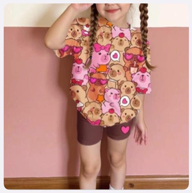 Conjunto infantil Cozy Capibara