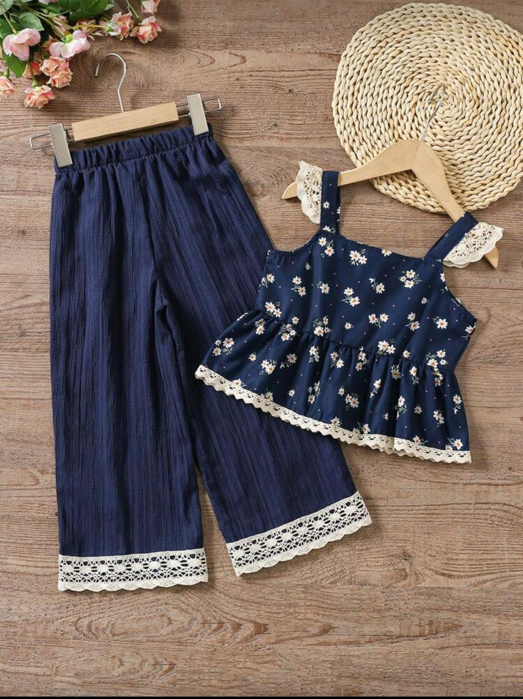 Conjunto infantil Navy Artisan Bloom