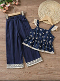 Conjunto infantil Navy Artisan Bloom