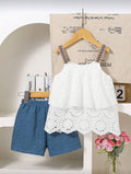 Conjunto infantil White Lace Summer