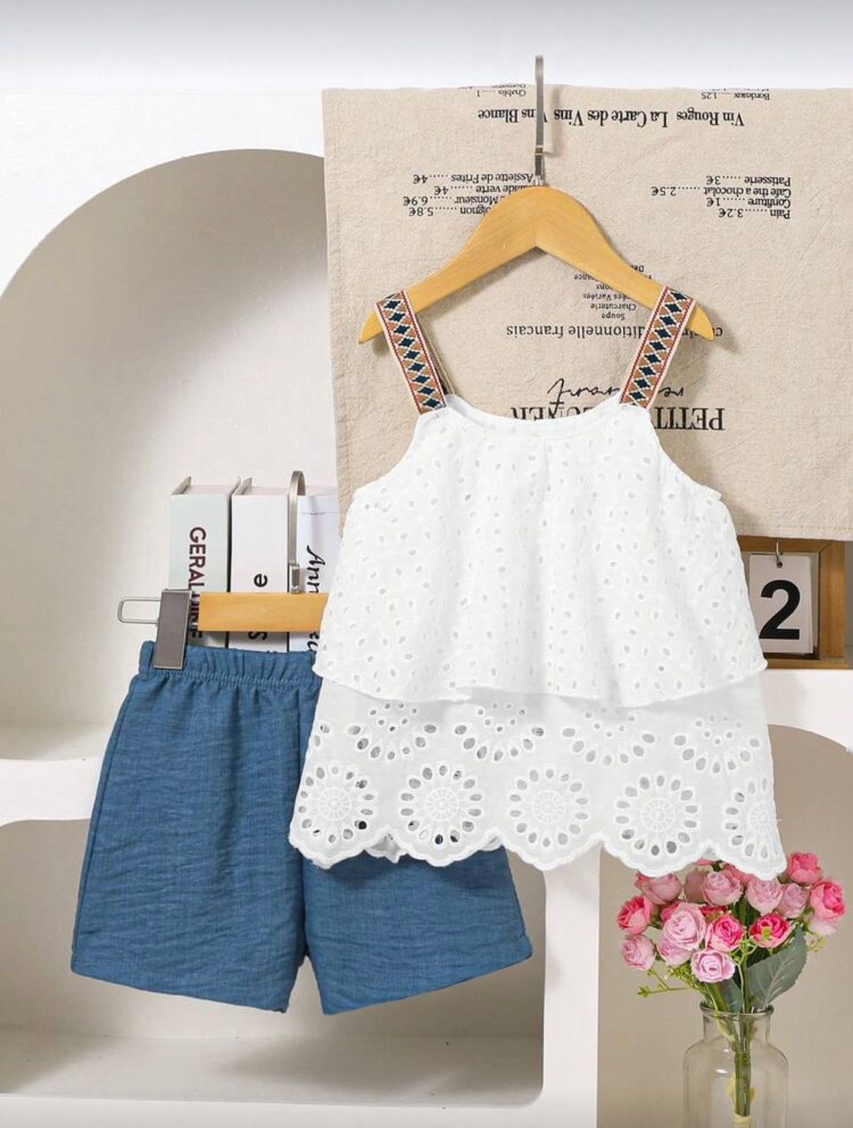 Conjunto infantil White Lace Summer