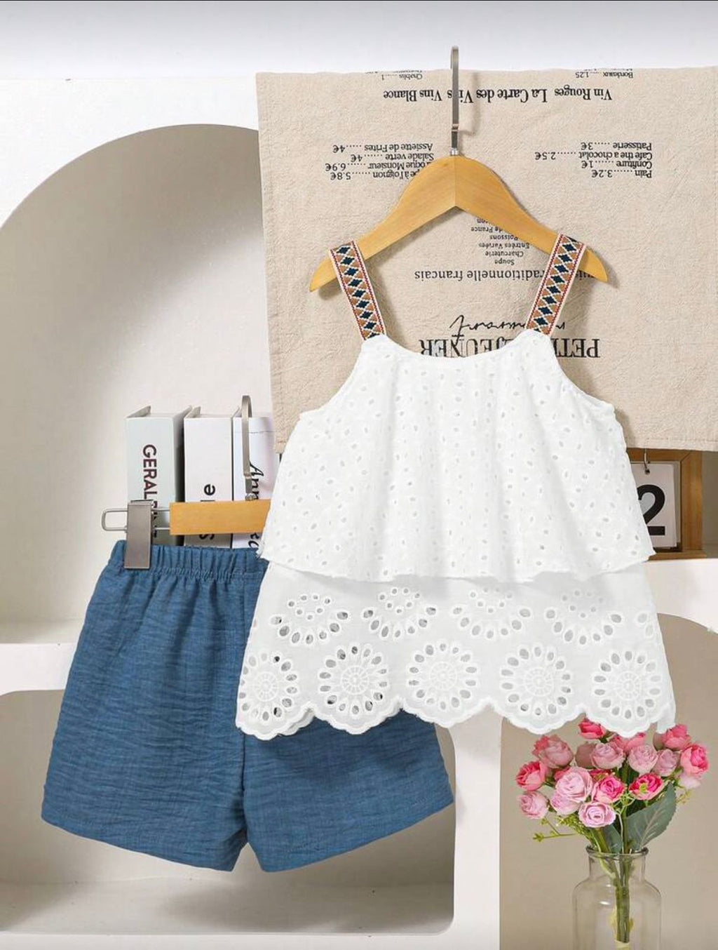Conjunto infantil White Lace Summer