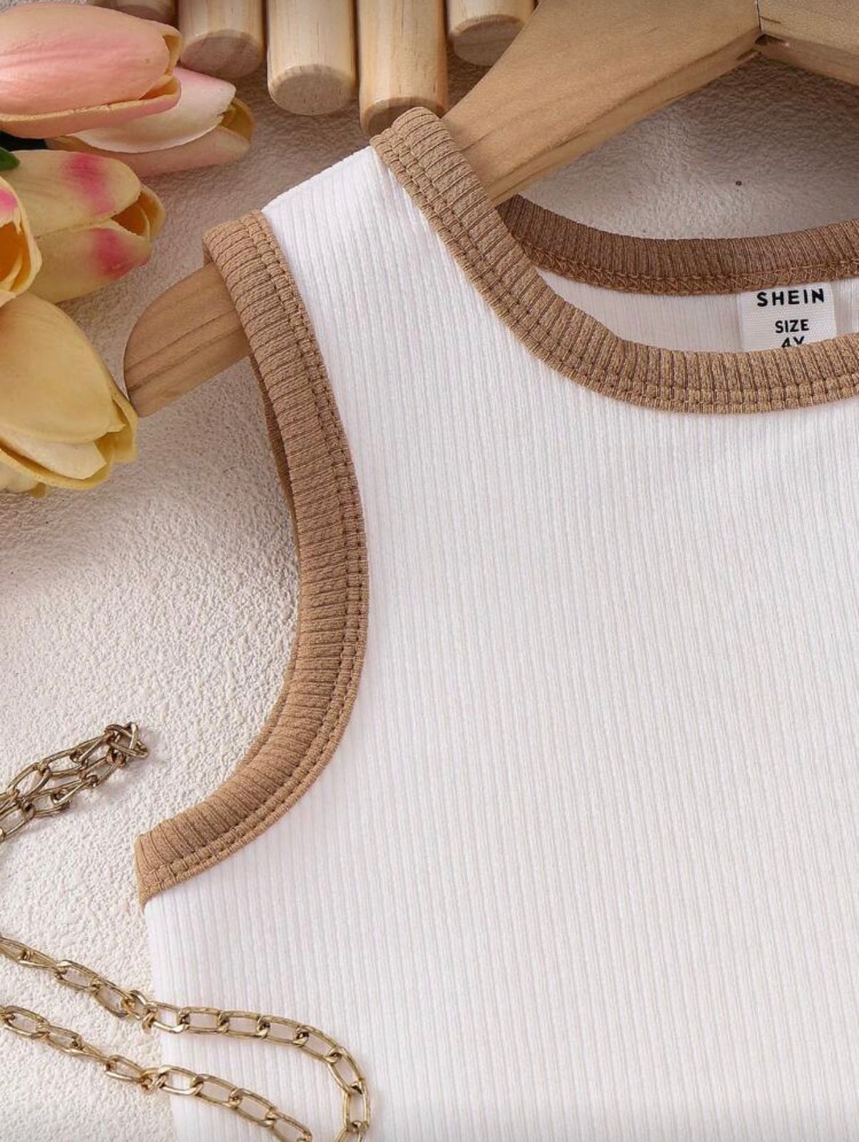 Conjunto infantil Neutral Rib Chic