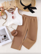 Conjunto infantil Neutral Rib Chic