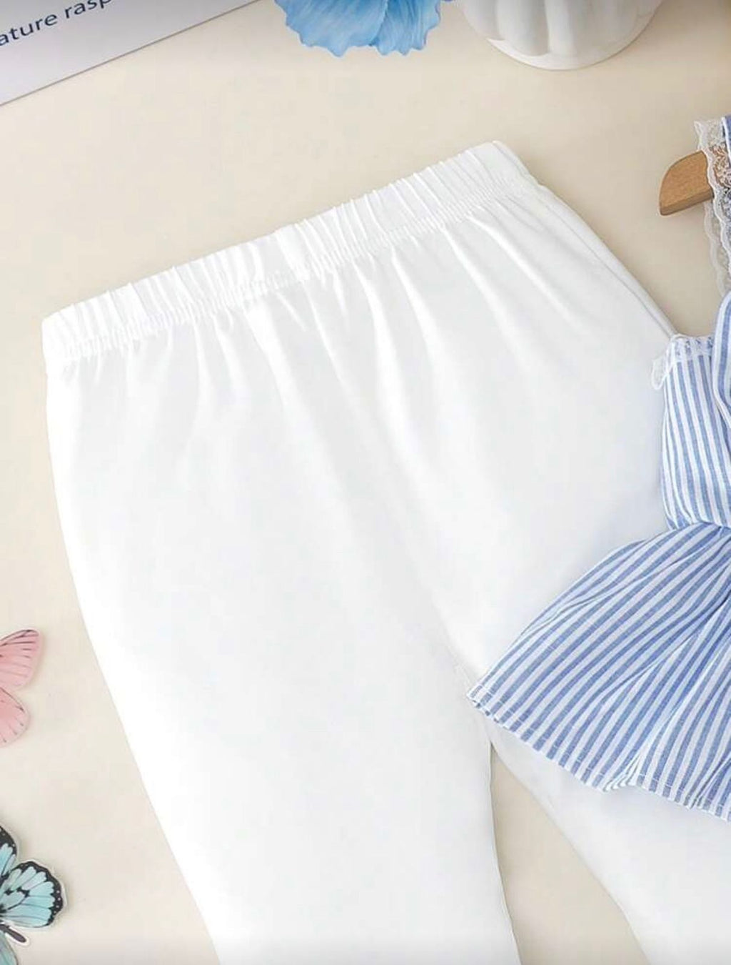 Conjunto infantil Blue Stripe Bow
